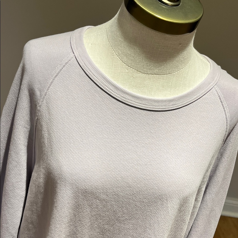 Vince Light garment dyed French terry Purple dust crew sweatshirt  XL men’s
